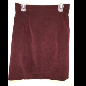 Maroon Skirt Size 4